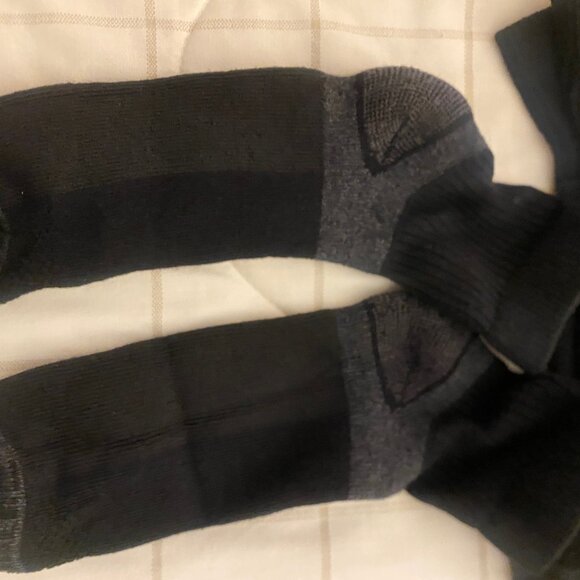 Eddie Bauer - Large - Mens Socks 6-Pair, Quarter Socks, Black, open never used - Picture 7 of 12